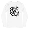 MERCHMOMENT Anthrax - Pentagram Logo Long Sleeve T-Shirt #1009 [Apparel] by Rock Band Apparel