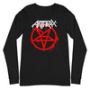 MERCHMOMENT Anthrax - Pentagram Logo Long Sleeve T-Shirt [Apparel] by Rock Band Apparel