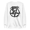 MERCHMOMENT Anthrax - Pentagram Logo Sweatshirt #1009 [Apparel] by Rock Band Apparel