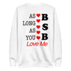 MERCHMOMENT Backstreet Boys - As Long as You Love Me Sweatshirt [Apparel] by Rock Band Apparel