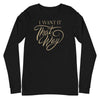 MERCHMOMENT Backstreet Boys - I Want it That Way Long Sleeve T-Shirt [Apparel] by Rock Band Apparel
