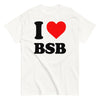 MERCHMOMENT Backstreet Boys - Love BSB White T-Shirt [Apparel] by Rock Band Apparel