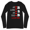 MERCHMOMENT Backstreet Boys - Love Me Long Sleeve T-Shirt [Apparel] by Rock Band Apparel