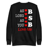 MERCHMOMENT Backstreet Boys - Love Me Sweatshirt [Apparel] by Rock Band Apparel