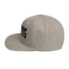 MERCHMOMENT Danzig Classic Logo Grey Embroidered Snap Back Hat [Apparel] by Rock Band Apparel