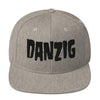 MERCHMOMENT Danzig Classic Logo Grey Embroidered Snap Back Hat [Apparel] by Rock Band Apparel