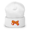MERCHMOMENT Ghost Embroidered Beanie [Hat] by Rock Band Apparel