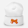 MERCHMOMENT Ghost Embroidered Beanie [Hat] by Rock Band Apparel