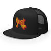 MERCHMOMENT Ghost Embroidered Logo Trucker Hat [Apparel] by Rock Band Apparel
