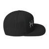 MERCHMOMENT HIM Classic Logo Black Embroidered Snap Back Hat [Hat] by Rock Band Apparel