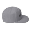 MERCHMOMENT HIM Classic Logo Grey Embroidered Snap Back Hat [Apparel] by Rock Band Apparel