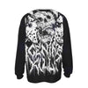 MERCHMOMENT Ice Nine Kills Jason Skull All Over Print Sweatshirt [Apparel] by Rock Band Apparel