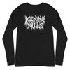 MERCHMOMENT Ice Nine Kills - White Drip Logo Long Sleeve T-Shirt [Apparel] by Rock Band Apparel