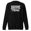 MERCHMOMENT Ice Nine Kills - White Drip Logo Sweatshirt [Apparel] by Rock Band Apparel