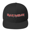 MERCHMOMENT Iron Maiden Classic Logo Black Embroidered Snap Back Hat [Apparel] by Rock Band Apparel