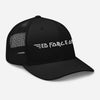MERCHMOMENT Iron Maiden Ed Force One Embroidered Trucker Hat [Apparel] by Rock Band Apparel