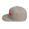 MERCHMOMENT Judas Priest Electric Logo Gray Snapback Hat [Hat] by Rock Band Apparel