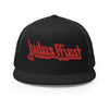 MERCHMOMENT Judas Priest Electric Red Logo Embroidered Trucker Hat [Apparel] by Rock Band Apparel