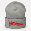 MERCHMOMENT Judas Priest Embroidered Logo Beanie [Hat] by Rock Band Apparel