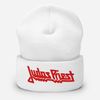 MERCHMOMENT Judas Priest Embroidered Logo Beanie [Hat] by Rock Band Apparel
