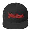 MERCHMOMENT Judas Priest Red Logo Embroidered Snapback Hat [Apparel] by Rock Band Apparel