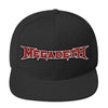 MERCHMOMENT MegaDeth Classic Logo Embroidered Snapback Hat [Apparel] by Rock Band Apparel