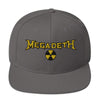 MERCHMOMENT MegaDeth Nuclear Embroidered Snapback Hat [Apparel] by Rock Band Apparel