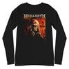 MERCHMOMENT Megadeth - Vic Staring Long Sleeve T-Shirt [Apparel] by Rock Band Apparel