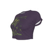 MERCHMOMENT Megadeth Vic Suit Women's Crop Top [Apparel] by Rock Band Apparel