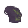 MERCHMOMENT Megadeth Vic Suit Women's Crop Top [Apparel] by Rock Band Apparel