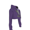 MERCHMOMENT Megadeth Vic Suit Women's Cropped Hoodie [Apparel] by Rock Band Apparel