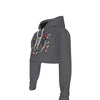 MERCHMOMENT Megadeth Vintage Blades Women's Cropped Hoodie [Apparel] by Rock Band Apparel