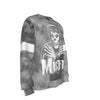 MERCHMOMENT Misfits Folded Skull All Over Print Sweatshirt [Apparel] by Rock Band Apparel
