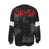 MERCHMOMENT Misfits Giant Skull All Over Print Sweatshirt [Apparel] by Rock Band Apparel