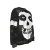 MERCHMOMENT Misfits Giant Skull All Over Print Sweatshirt [Apparel] by Rock Band Apparel