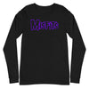 MERCHMOMENT Misfits - Purple Drip Logo Long Sleeve T-Shirt [Apparel] by Rock Band Apparel