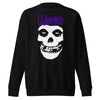 MERCHMOMENT Misfits - Purple Skull Sweatshirt [Apparel] by Rock Band Apparel