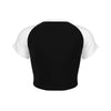 MERCHMOMENT Misfits Tagged Skull Women's Crop Top [Apparel] by Rock Band Apparel