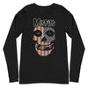 MERCHMOMENT Misfits - USA Skull Long Sleeve T-Shirt [Apparel] by Rock Band Apparel