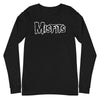 MERCHMOMENT Misfits - White Drip Logo Long Sleeve T-Shirt [Apparel] by Rock Band Apparel