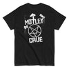 MERCHMOMENT Motley Crue - Black and White Logo T-Shirt [Apparel] by Rock Band Apparel