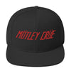 MERCHMOMENT Motley Crue Classic Logo Red Embroidered Snap Back Hat [Apparel] by Rock Band Apparel