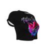 MERCHMOMENT Motley Crue Kickstart My Heart Women's Crop Top [Apparel] by Rock Band Apparel