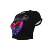 MERCHMOMENT Motley Crue Kickstart My Heart Women's Crop Top [Apparel] by Rock Band Apparel