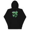 MERCHMOMENT Motley Crue - Neon Green Girls Hoodie [Apparel] by Rock Band Apparel