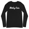 MERCHMOMENT Motley Crue - Script Logo Long Sleeve T-Shirt [Apparel] by Rock Band Apparel