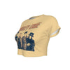 MERCHMOMENT Motley Crue With the Band Women's Crop Top [Apparel] by Rock Band Apparel