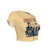 MERCHMOMENT Motley Crue With the Band Women's Crop Top [Apparel] by Rock Band Apparel