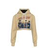MERCHMOMENT Motley Crue With the Band Women's Cropped Hoodie [Apparel] by Rock Band Apparel
