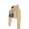 MERCHMOMENT Motley Crue With the Band Women's Cropped Hoodie [Apparel] by Rock Band Apparel